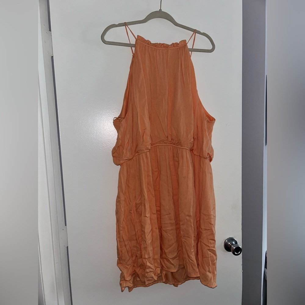 Plus size high neck sundress
